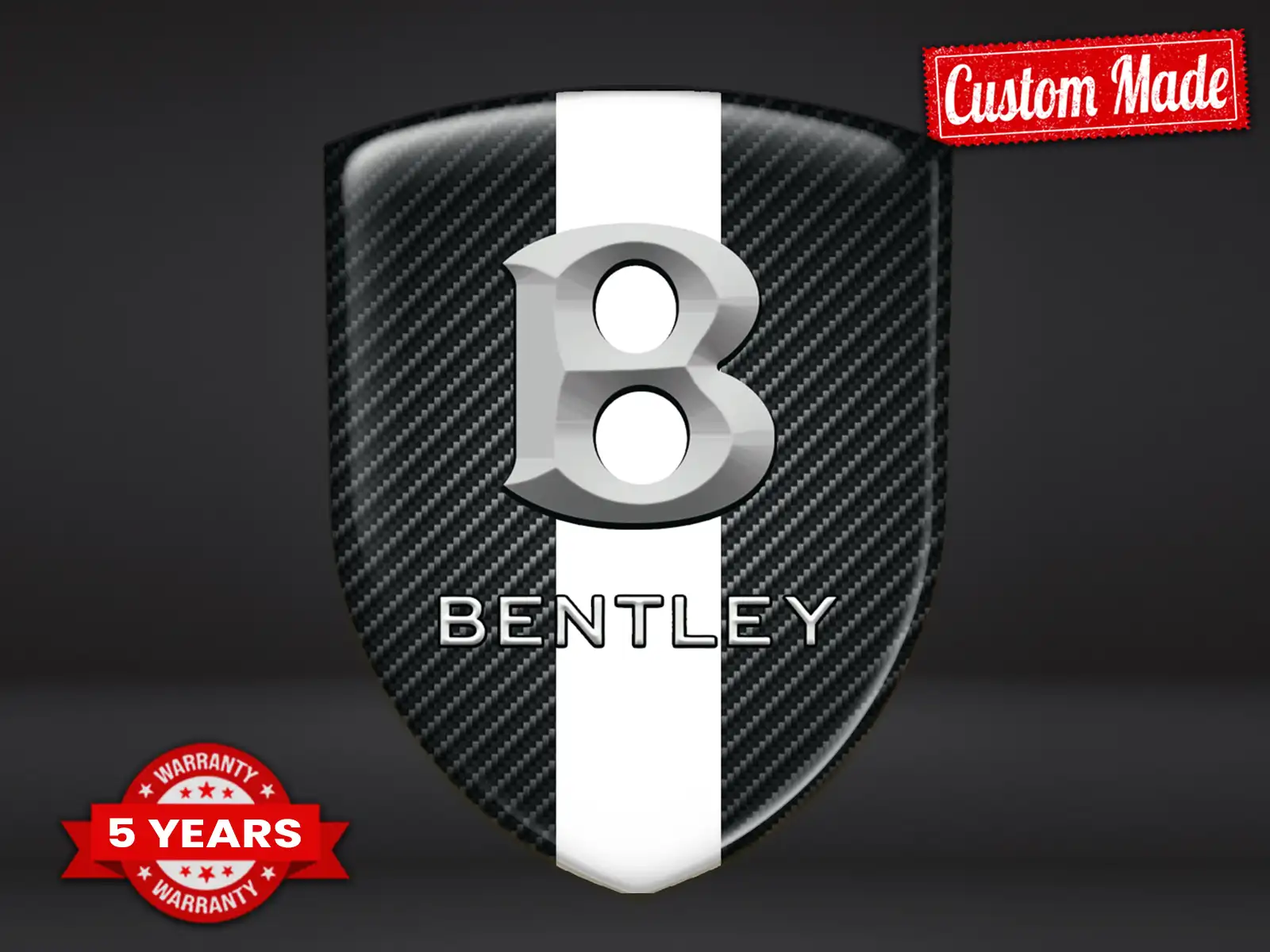 Bentley Vinylsticker Auto Racing Robust Maßgefertigt